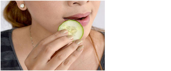 Cucumber-for-chapped-lips
